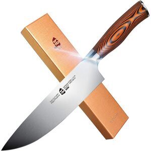 TUO TC0715 8" Kitchen Knife, Fiery Phoenix Series, High Carbon German Steel